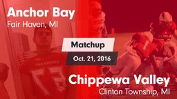 Matchup: Anchor Bay vs. Chippewa Valley  2016