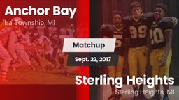 Matchup: Anchor Bay vs. Sterling Heights  2017