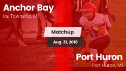 Matchup: Anchor Bay vs. Port Huron  2018