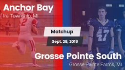 Matchup: Anchor Bay vs. Grosse Pointe South  2018