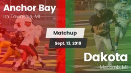 Matchup: Anchor Bay vs. Dakota  2019