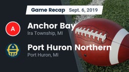 Recap: Anchor Bay  vs. Port Huron Northern  2019