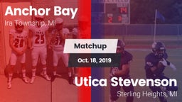 Matchup: Anchor Bay vs. Utica Stevenson  2019