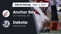 Recap: Anchor Bay  vs. Dakota  2021