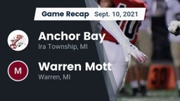 Recap: Anchor Bay  vs. Warren Mott  2021