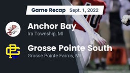 Recap: Anchor Bay  vs. Grosse Pointe South  2022