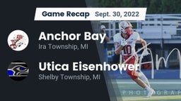 Recap: Anchor Bay  vs. Utica Eisenhower  2022