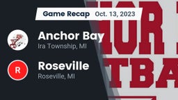 Recap: Anchor Bay  vs. Roseville  2023