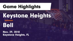 Keystone Heights  vs Bell  Game Highlights - Nov. 29, 2018