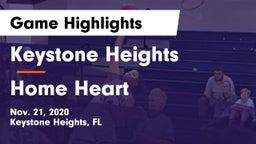 Keystone Heights  vs Home Heart Game Highlights - Nov. 21, 2020