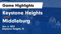 Keystone Heights  vs Middleburg  Game Highlights - Jan. 6, 2022