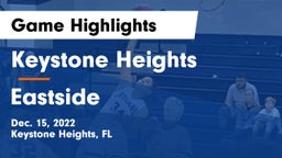 Keystone Heights  vs Eastside  Game Highlights - Dec. 15, 2022