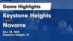 Keystone Heights  vs Navarre  Game Highlights - Dec. 28, 2022
