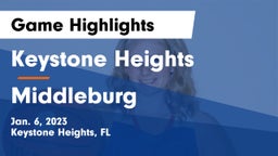 Keystone Heights  vs Middleburg  Game Highlights - Jan. 6, 2023