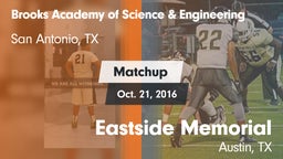 Matchup: Brooks Academy of Sc vs. Eastside Memorial  2016