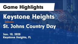 Keystone Heights  vs St. Johns Country Day Game Highlights - Jan. 10, 2020