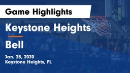 Keystone Heights  vs Bell  Game Highlights - Jan. 28, 2020