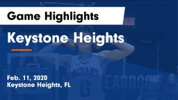 Keystone Heights  Game Highlights - Feb. 11, 2020