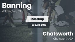 Matchup: Banning vs. Chatsworth  2016