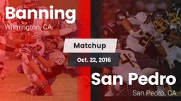 Matchup: Banning vs. San Pedro  2016