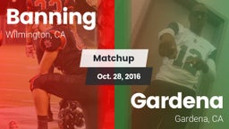 Matchup: Banning vs. Gardena  2016