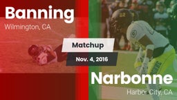 Matchup: Banning vs. Narbonne  2016
