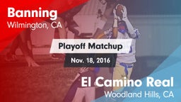 Matchup: Banning vs. El Camino Real  2016