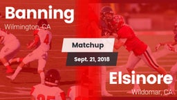 Matchup: Banning vs. Elsinore  2018