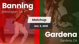 Matchup: Banning vs. Gardena  2018