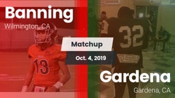Matchup: Banning vs. Gardena  2019