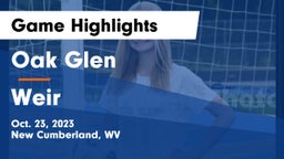 Oak Glen  vs Weir  Game Highlights - Oct. 23, 2023