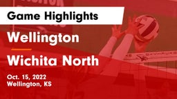 Wellington  vs Wichita North  Game Highlights - Oct. 15, 2022