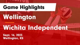 Wellington  vs Wichita Independent  Game Highlights - Sept. 16, 2023