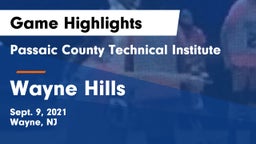 Passaic County Technical Institute vs Wayne Hills  Game Highlights - Sept. 9, 2021