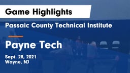 Passaic County Technical Institute vs Payne Tech Game Highlights - Sept. 28, 2021