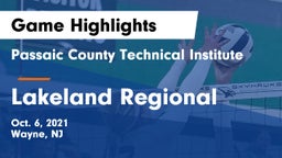 Passaic County Technical Institute vs Lakeland Regional  Game Highlights - Oct. 6, 2021