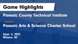Passaic County Technical Institute vs Passaic Arts & Science Charter School Game Highlights - Sept. 2, 2022