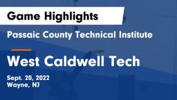 Passaic County Technical Institute vs West Caldwell Tech Game Highlights - Sept. 20, 2022