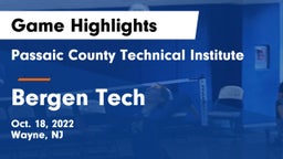 Passaic County Technical Institute vs Bergen Tech  Game Highlights - Oct. 18, 2022