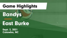 Bandys  vs East Burke  Game Highlights - Sept. 2, 2021