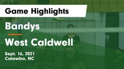 Bandys  vs West Caldwell  Game Highlights - Sept. 16, 2021