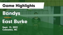 Bandys  vs East Burke Game Highlights - Sept. 13, 2022