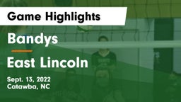 Bandys  vs East Lincoln  Game Highlights - Sept. 13, 2022