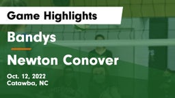 Bandys  vs Newton Conover Game Highlights - Oct. 12, 2022