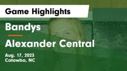 Bandys  vs Alexander Central  Game Highlights - Aug. 17, 2023