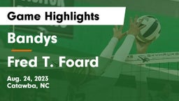 Bandys  vs Fred T. Foard  Game Highlights - Aug. 24, 2023