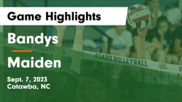 Bandys  vs Maiden  Game Highlights - Sept. 7, 2023
