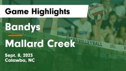Bandys  vs Mallard Creek  Game Highlights - Sept. 8, 2023