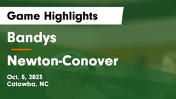 Bandys  vs Newton-Conover  Game Highlights - Oct. 5, 2023