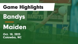 Bandys  vs Maiden  Game Highlights - Oct. 18, 2023
